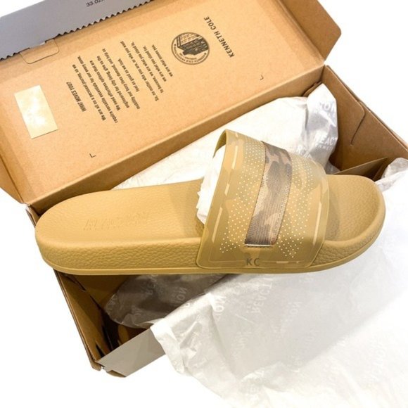 Reaction Kenneth Cole | Screen Mixed Slide Sandal in Desert Camo, Size: 10 - Picture 7 of 7